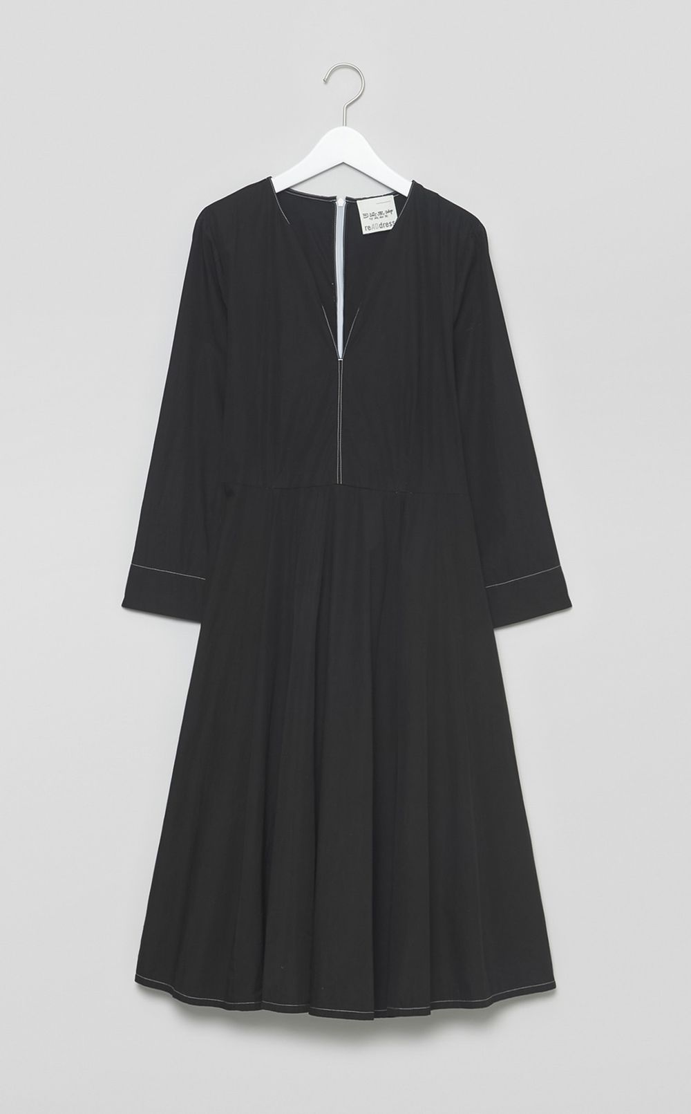 【reADdress】Vネックギャザーワンピース