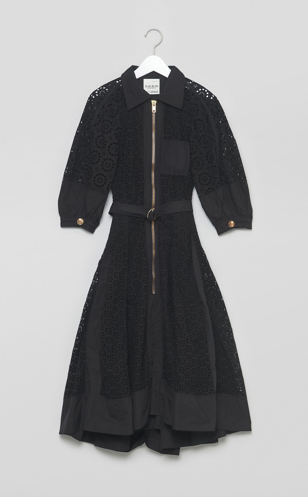 【reADdress】フロントジップレースワンピース