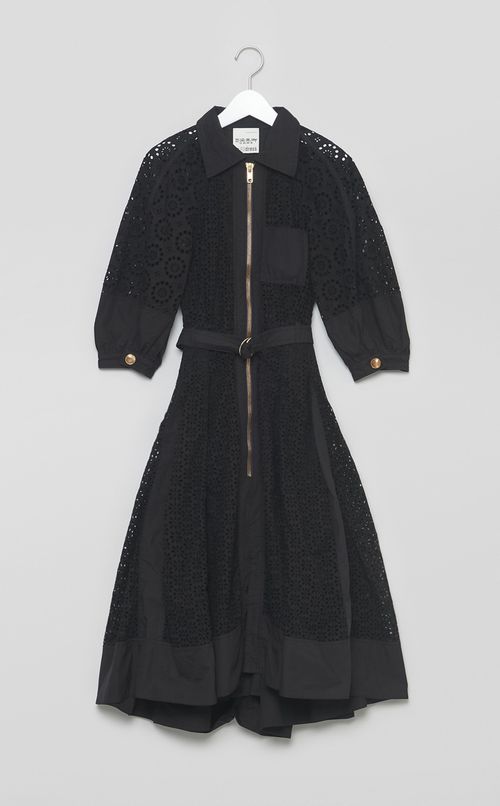 【reADdress】フロントジップレースワンピース