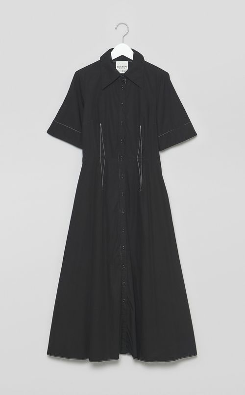 【reADdress】コットンシャツワンピース