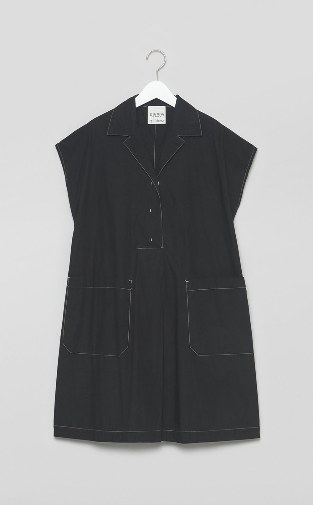 【reADdress】オープンカラーミニワンピース