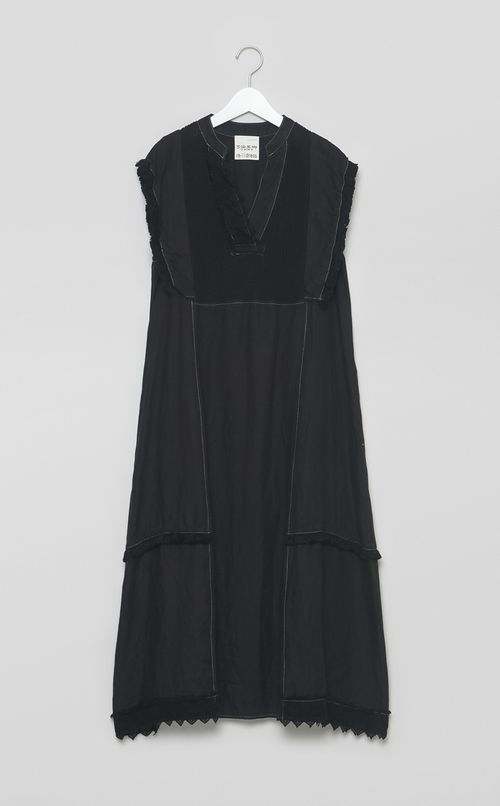 【reADdress】フレンチスリーブリネンワンピース