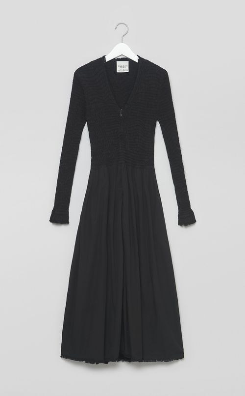 【reADdress】Vネックギャザースリーブワンピース