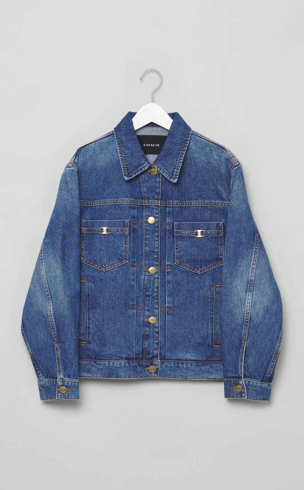 トラッカーウォッシュドデニムブルゾン