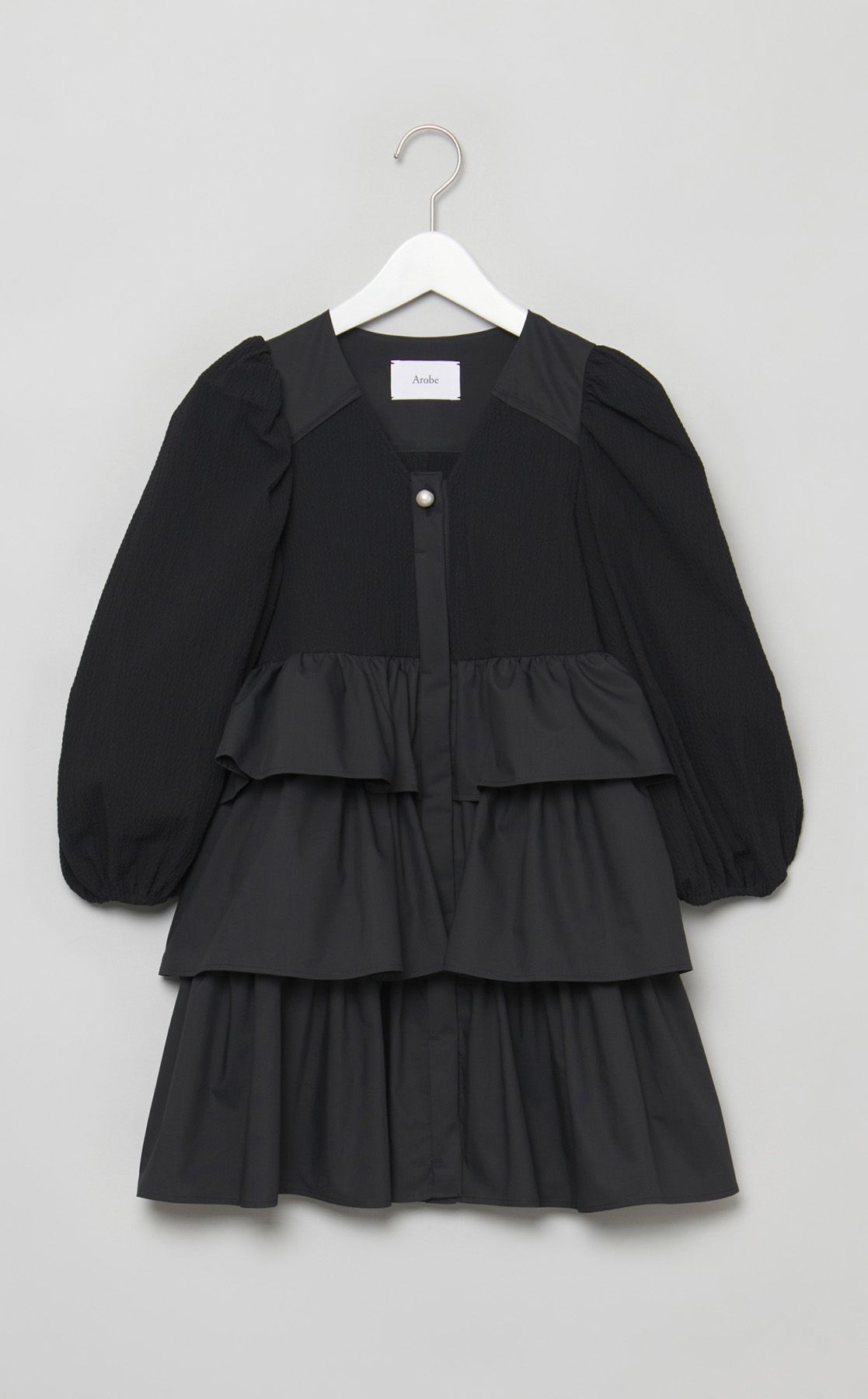 【新品タグ付き】Arobe アローブ ノースリーブ ワンピース ティアード 黒 ANAP ワンピース ティアード ロング ノースリーブ : ZOZOTOWN