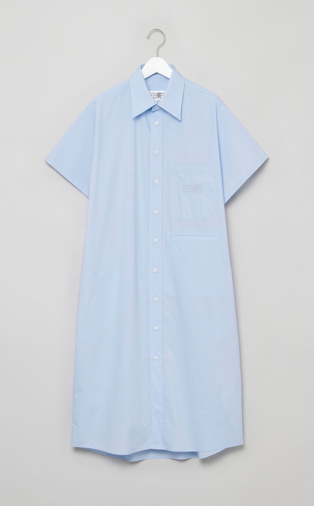 ロゴエンブロイダリーシャツワンピース