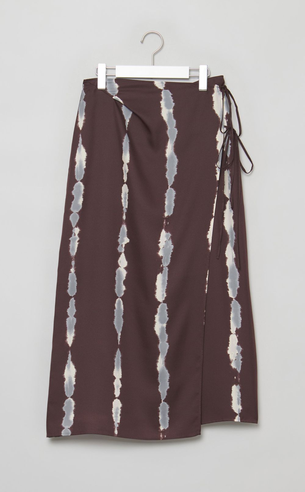プリントツイルイージーラップスカート