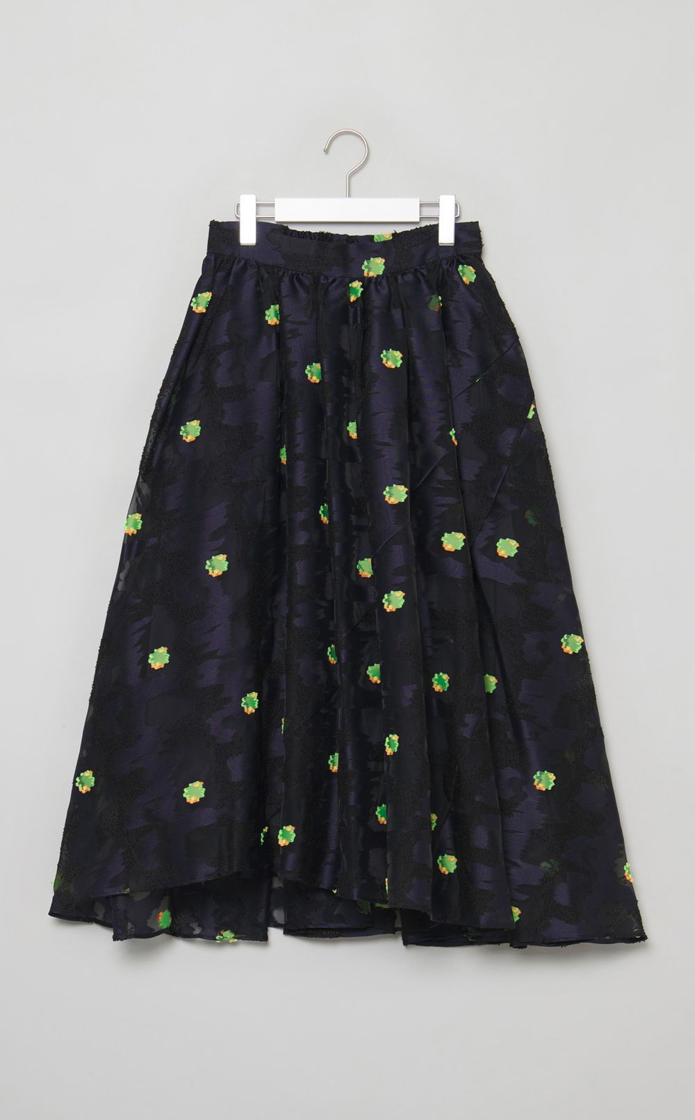 コーラルジャガードスカート