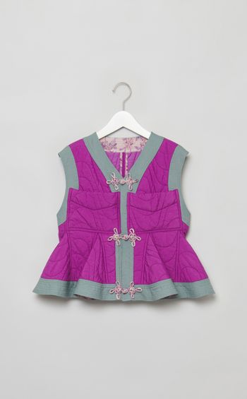 【reADdress】リバーシブルフリルジレ