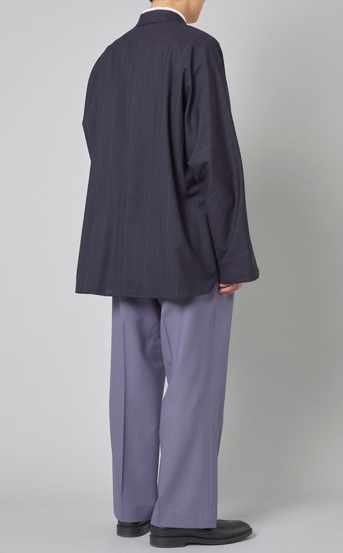 ストライプドルマンスリーブジャケット