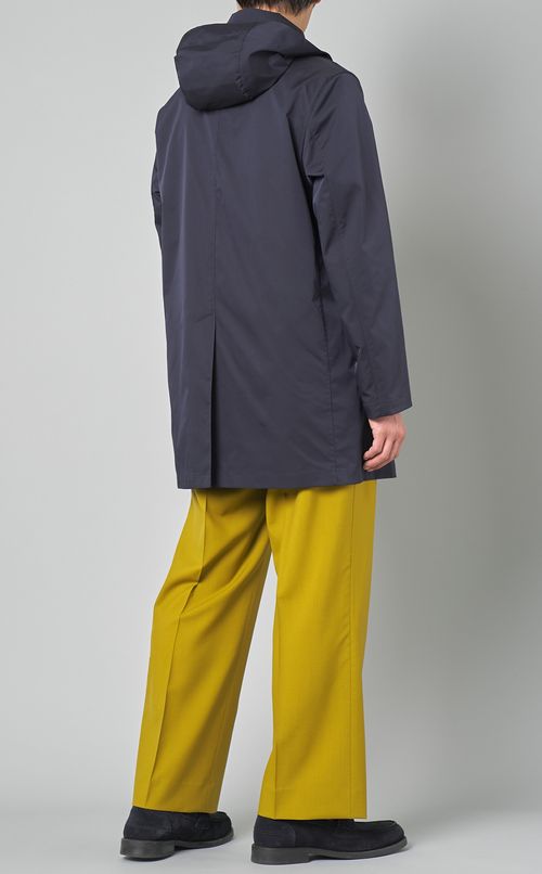 フード付ステンカラーコート