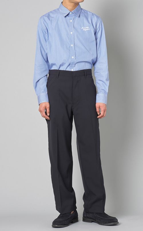 ストライプカジュアルシャツ