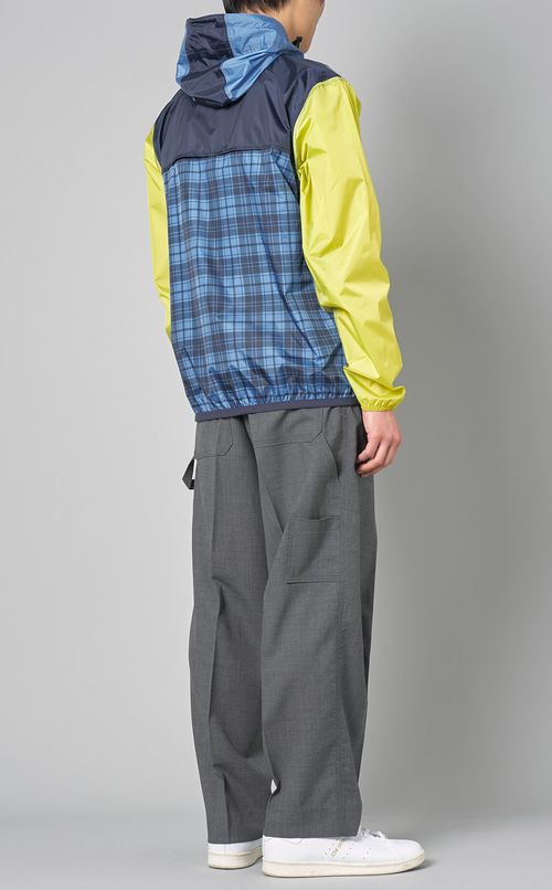 K-WAYチェックアノラックパーカー