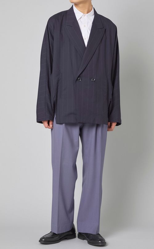 ストライプドルマンスリーブジャケット