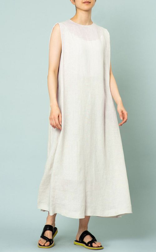リネンロングワンピース