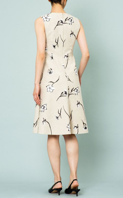 フラワープリントワンピース