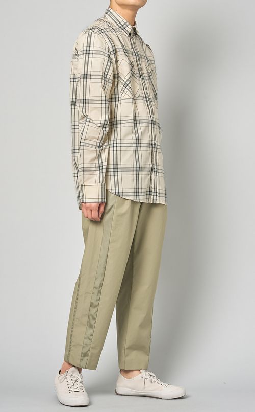 チェックロングスリーブシャツ