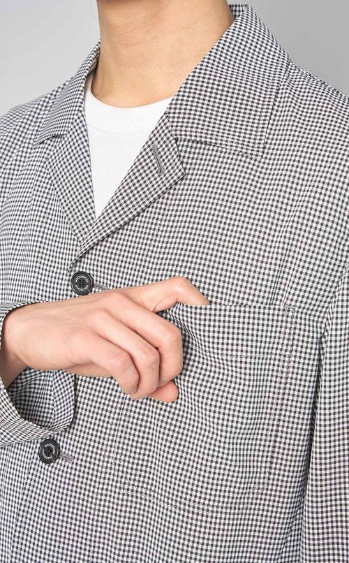 ブリティッシュチェックカバーオール