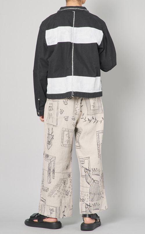 バイオウォッシュデニムブルゾン