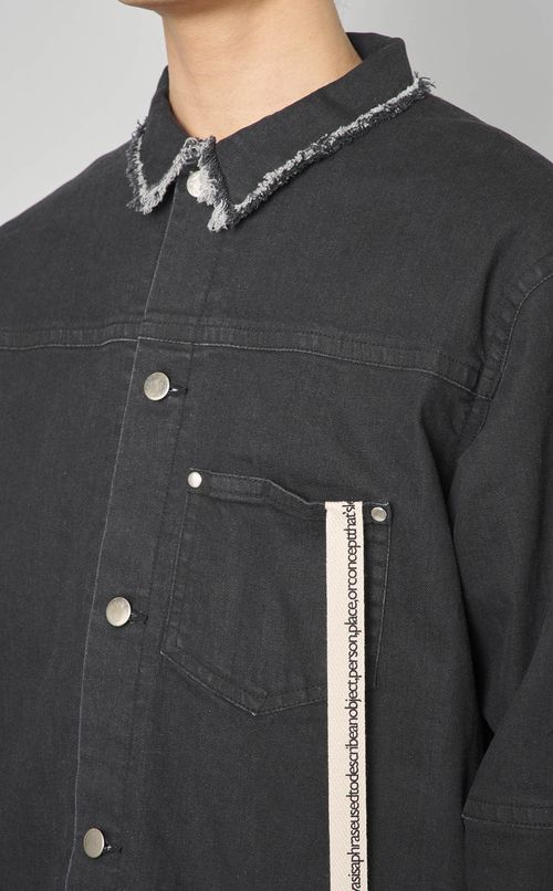 バイオウォッシュデニムブルゾン