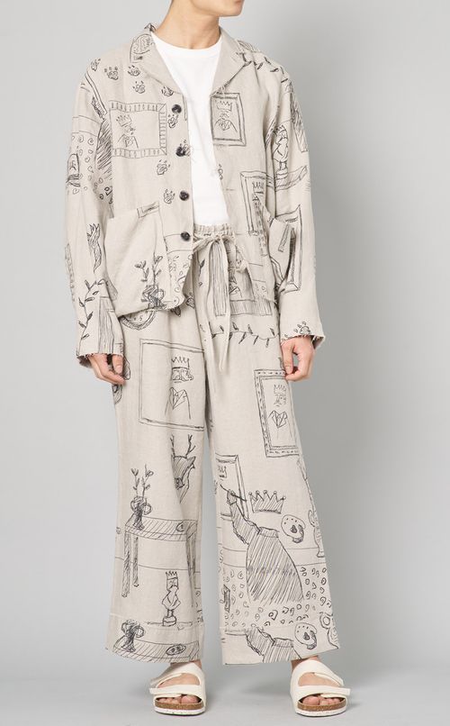 グラフィックパンツ