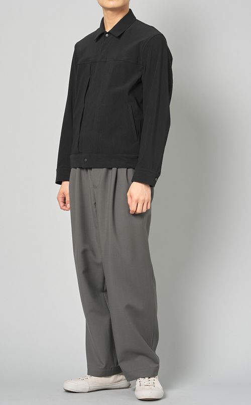 トリコットピケブルゾン