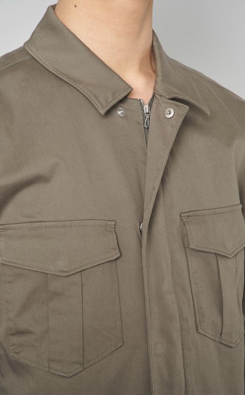 ダブルポケットシャツブルゾン