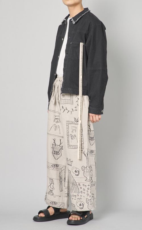 バイオウォッシュデニムブルゾン