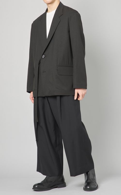 2ボタンベルトジャケット