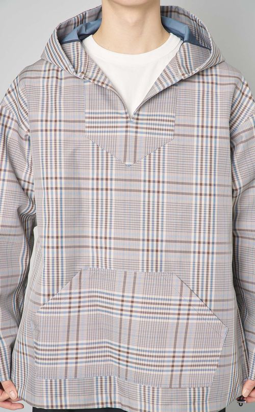 チェックアノラック