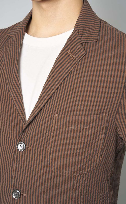 コットンストライプジャケット