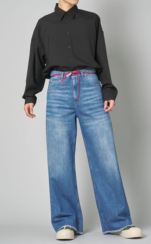 トロピカルウールシングルシャツ