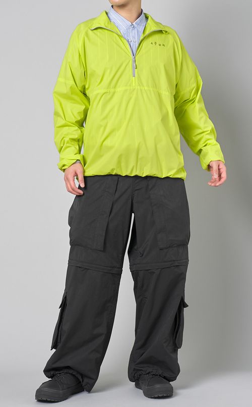 ストライプダブルボタンシャツ