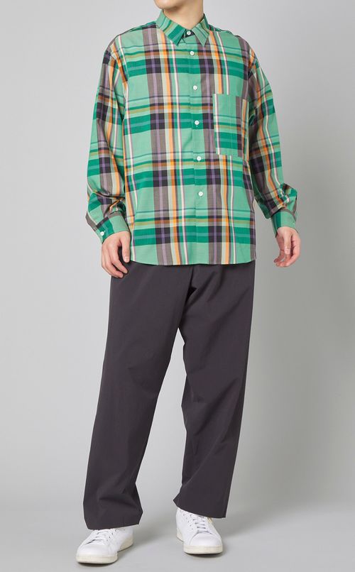 マドラスチェックオーバーシャツ