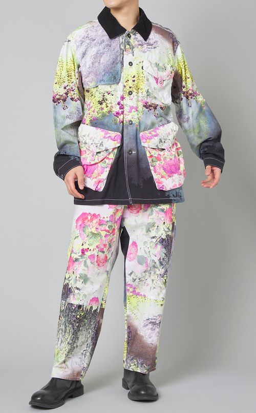 フラワープリントチョアジャケット