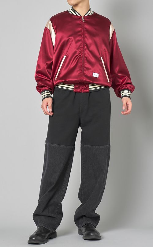 トリムサテンジャケット