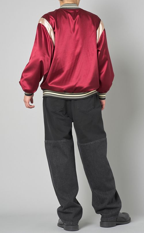 トリムサテンジャケット