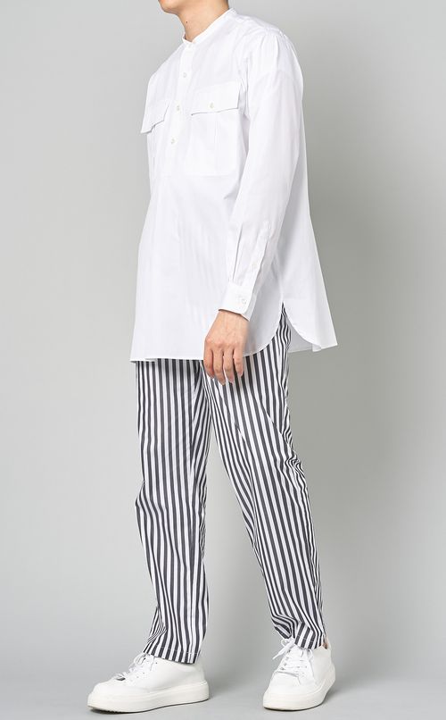 フロントポケットコットンシャツ