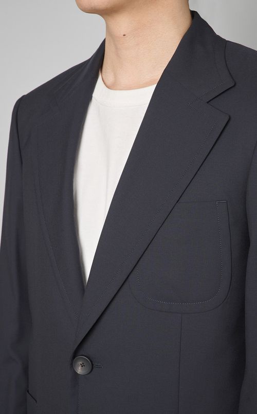 ウールカシミヤテーラードジャケット