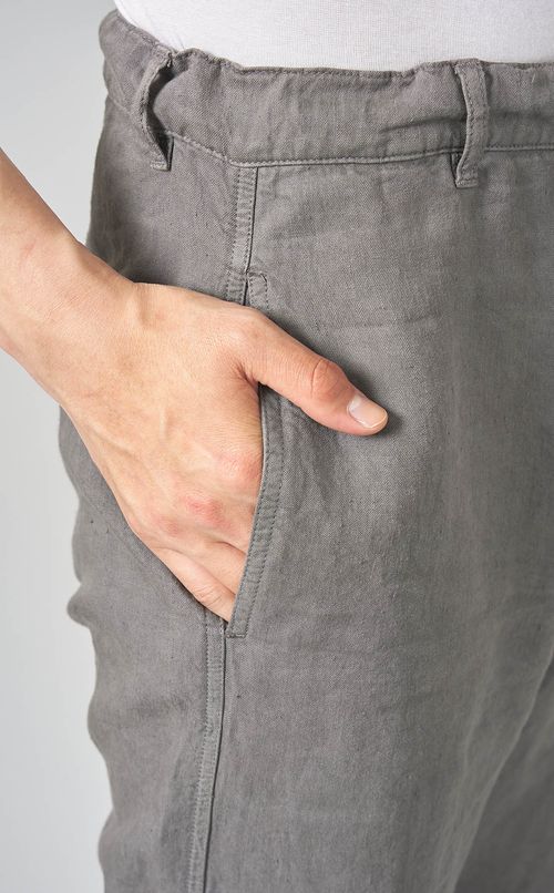 リネンテーパードパンツ