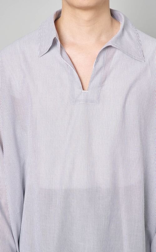 レギュラーカラースキッパーシャツ