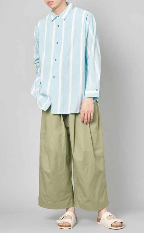 コットンレギュラーカラーシャツ