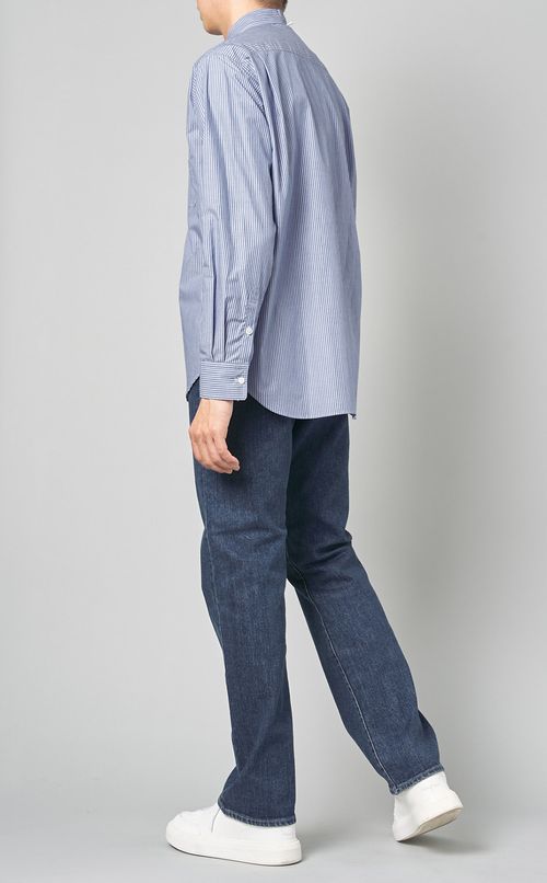 ストライプタイプライターシャツ