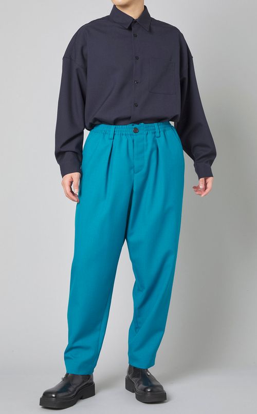 トロピカルウールシングルシャツ