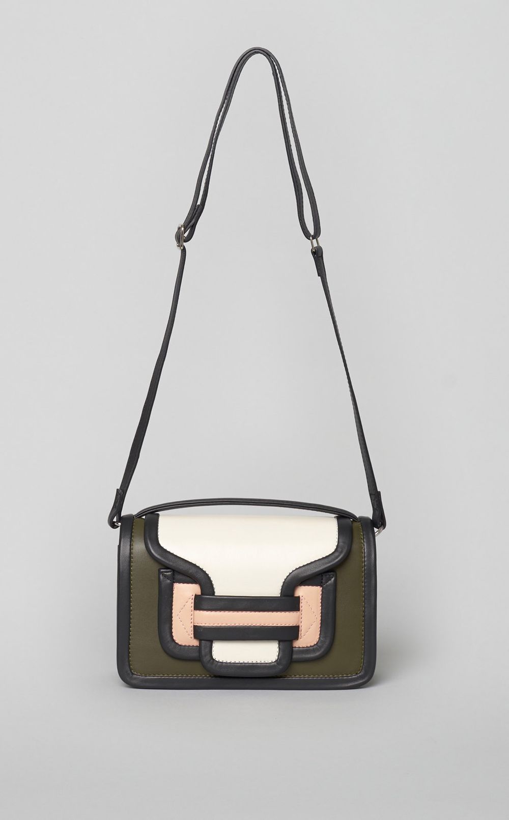 ALPHAカラーブロックミニバッグ