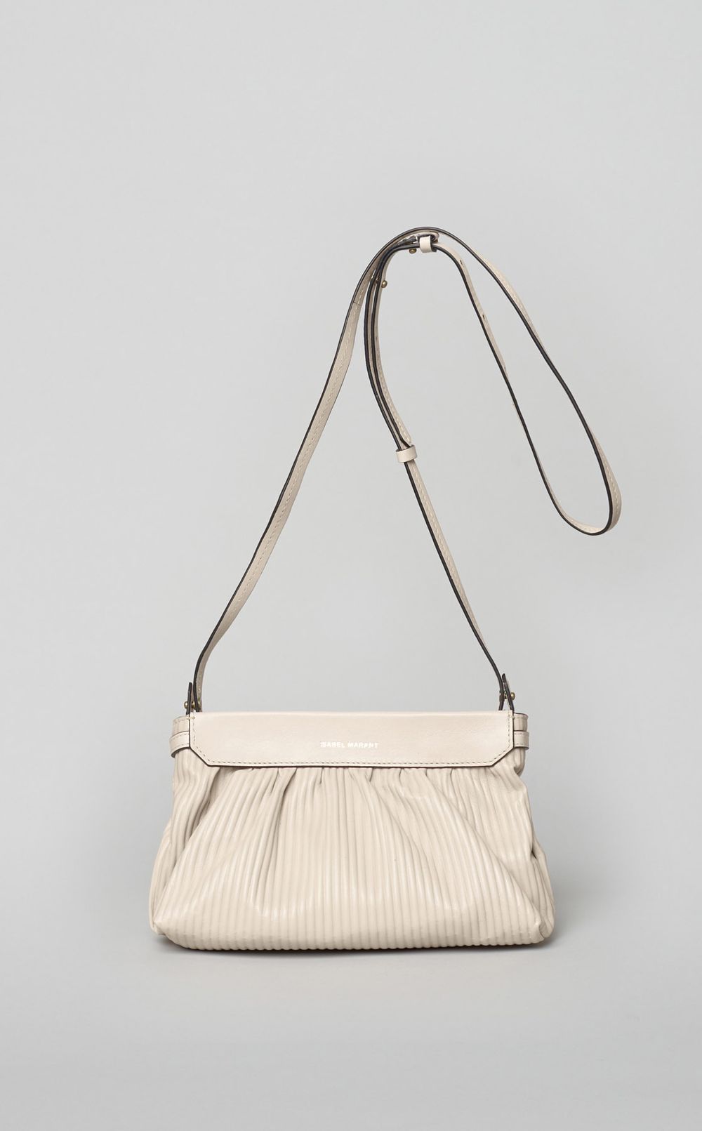 レザープリーツバッグ