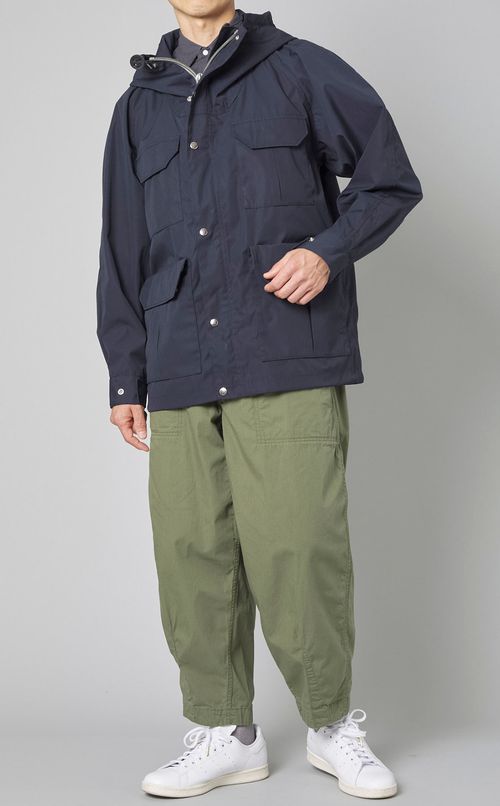 リップストップワイドクロップドパンツ