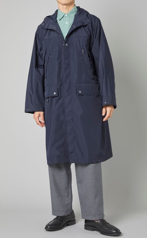 ウールワイドテーパードパンツ