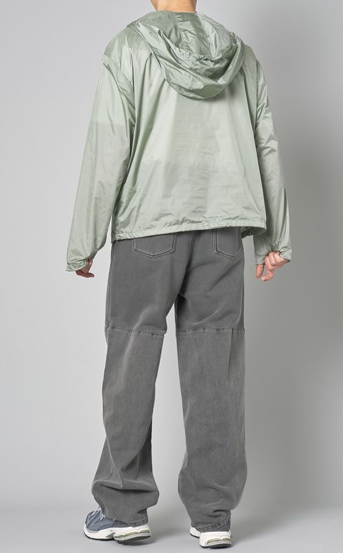 ナイロンハーフジップアップジャンパー