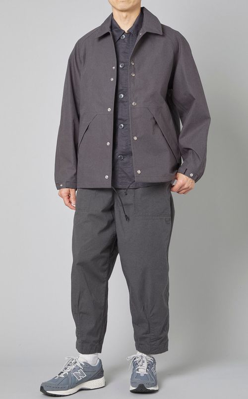 リップストップワイドクロップドパンツ